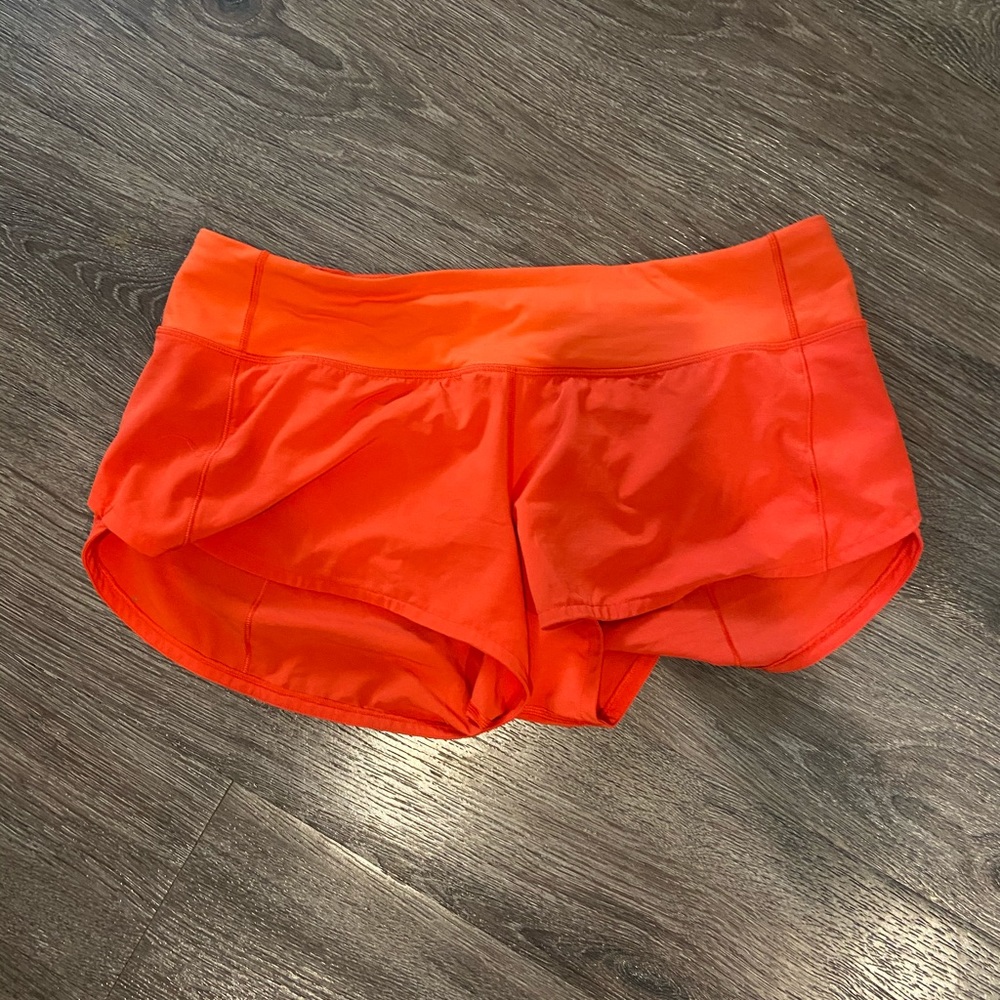 LuluLemon Red Speed Short - Size 8